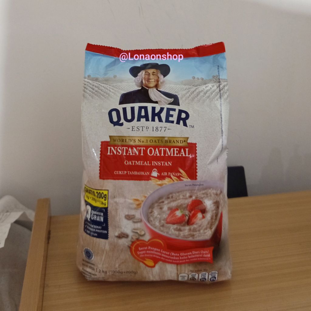 

Quaker Instant Oatmeal 1.2 kg / Oat 1200 gr