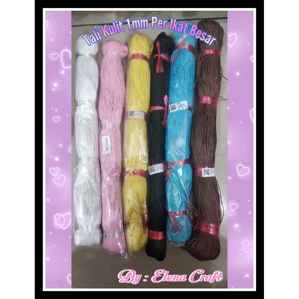 

Tali Kulit 1mm Per Ikat Besar