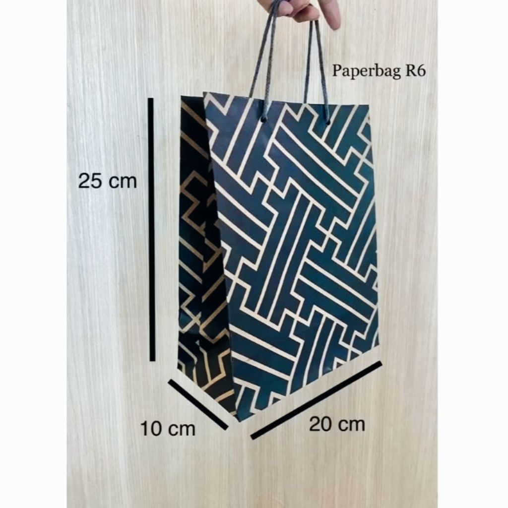 

Paper bag R6 motif minimalis