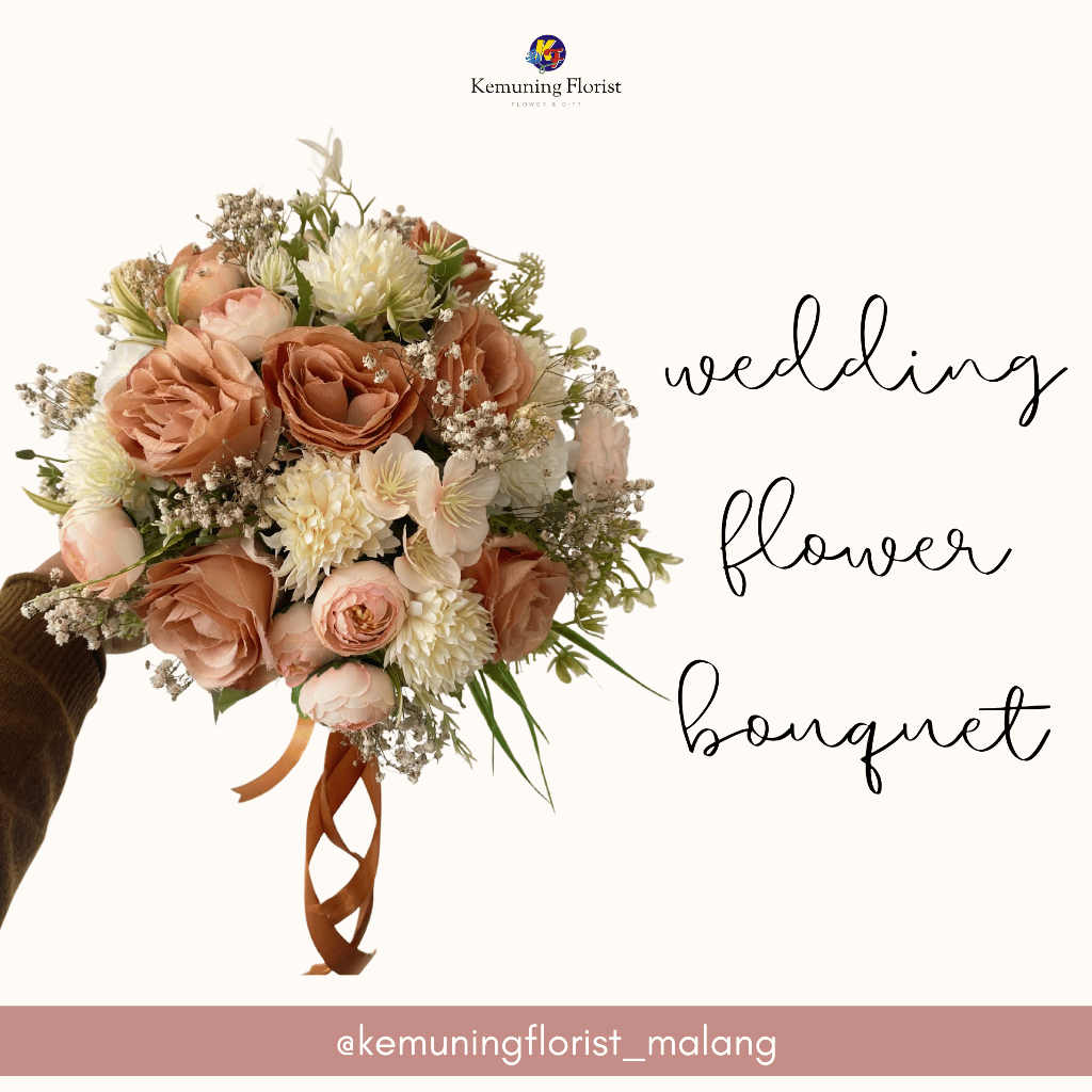 wedding bouqet/ hand buket pengantin/ bunga tangan pengantin/ buket wedding