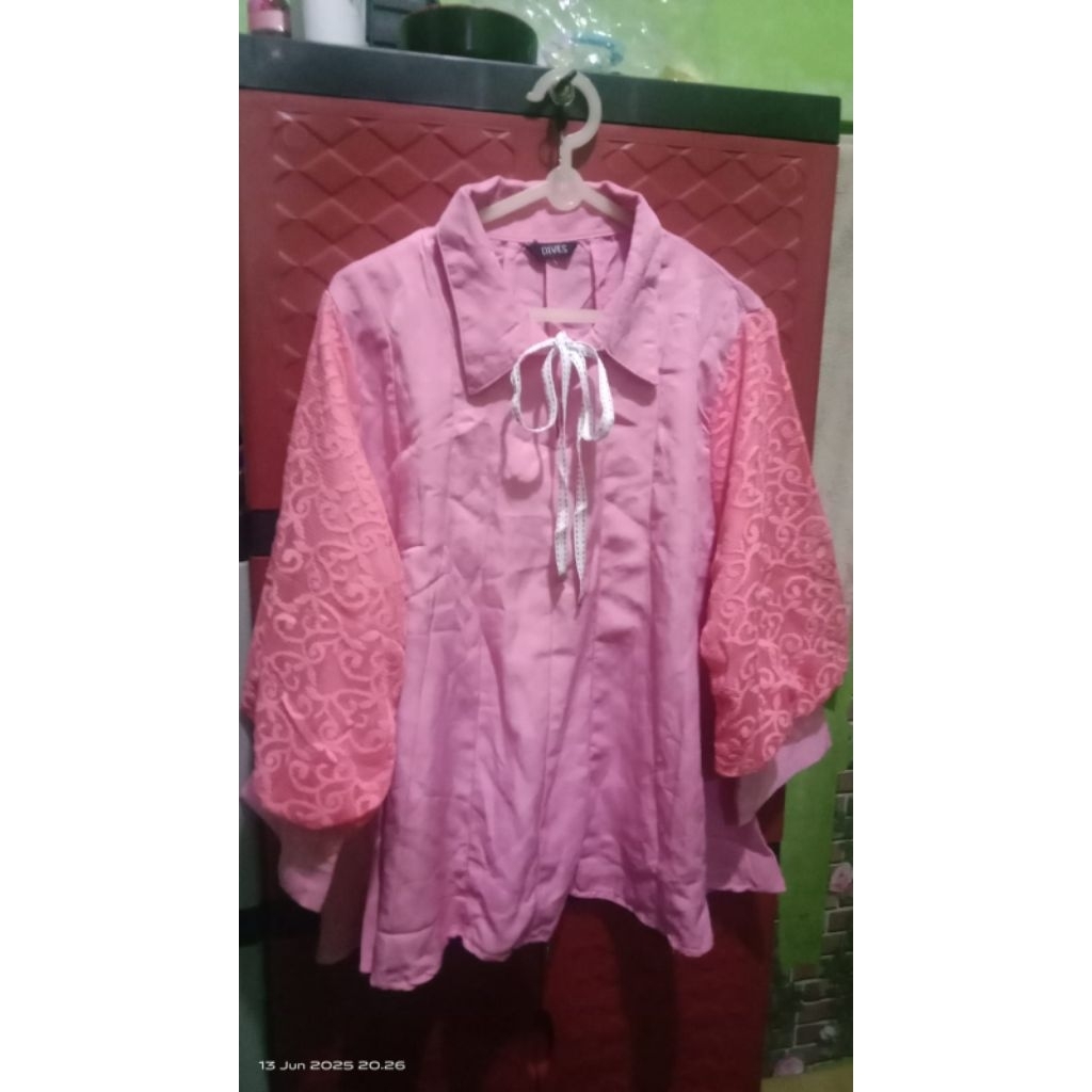 atasan wanita bunga brukat