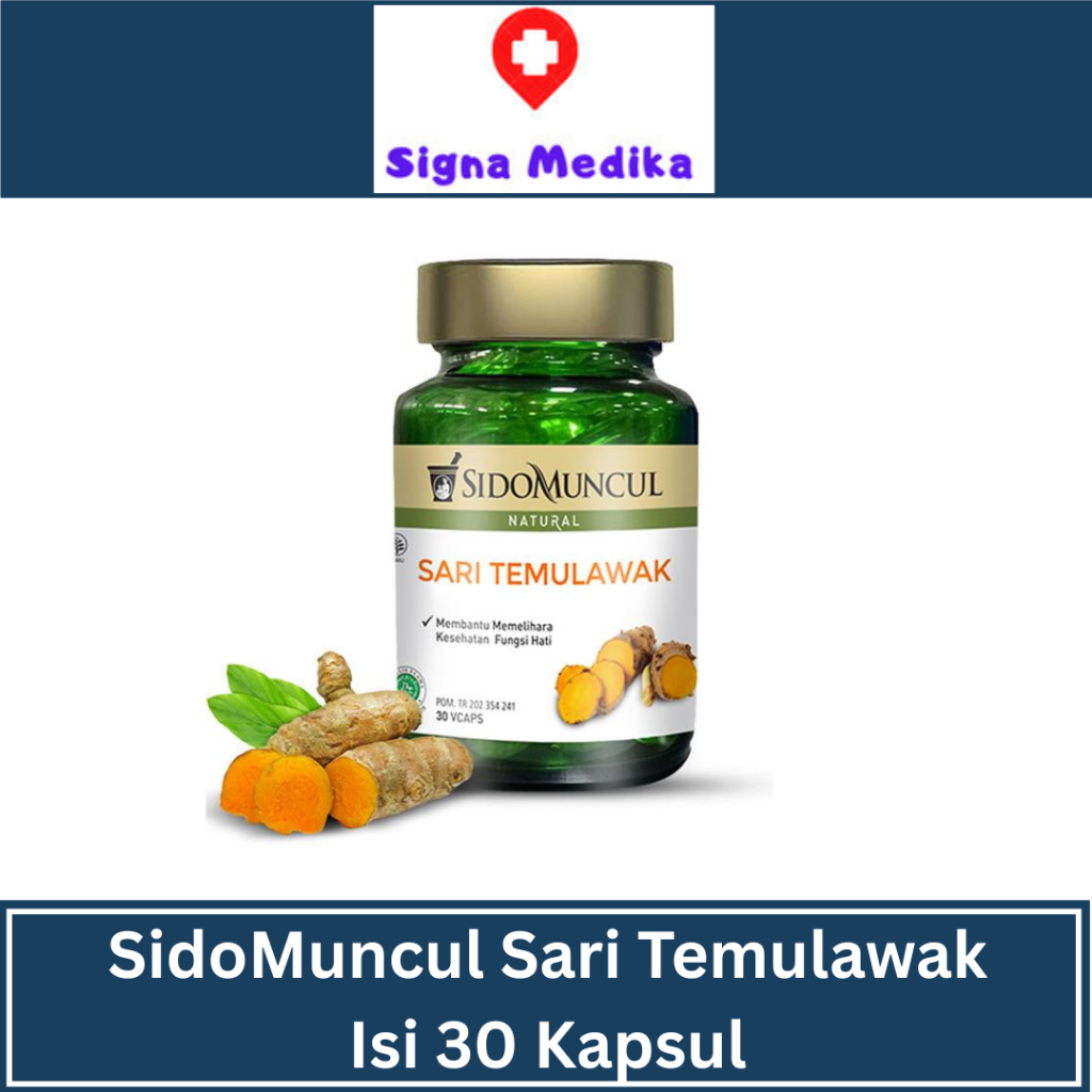 

Sidomuncul Sari Temulawak isi 30 kapsul