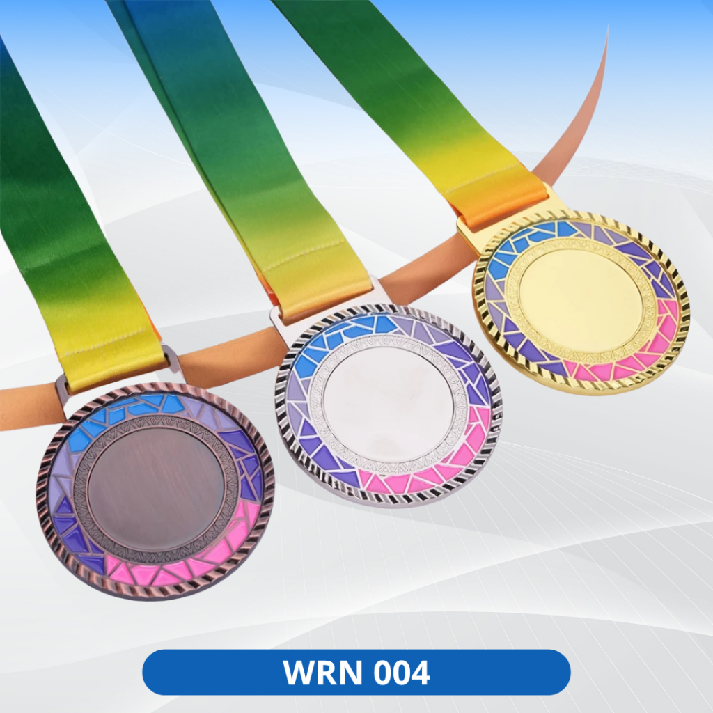 MEDALI LOGAM KEJUARAAN / MEDALI LOGAM WISUDA / MEDALI LOGAM KELULUSAN WRN004