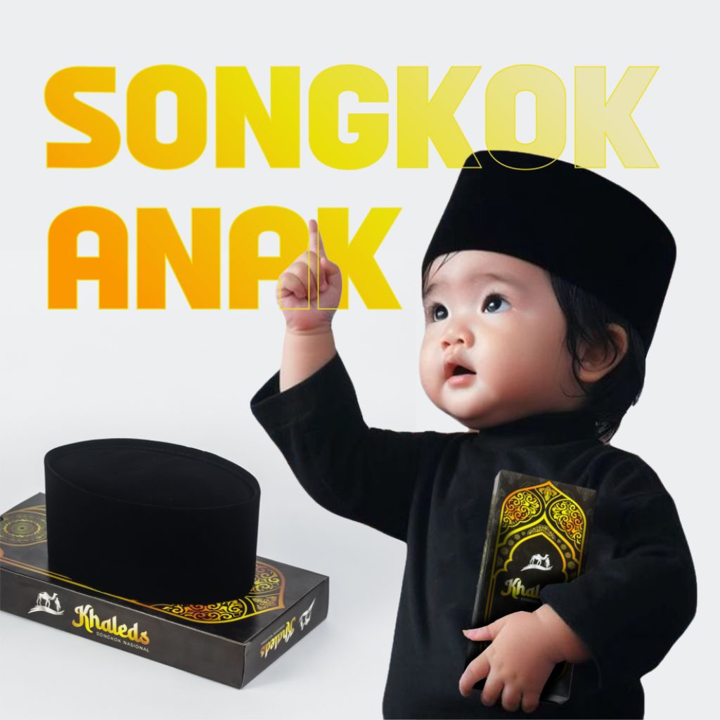 Peci Hitam Anak Laki Laki Songkok kopyah Balita Umur1-7 tahun terbaru