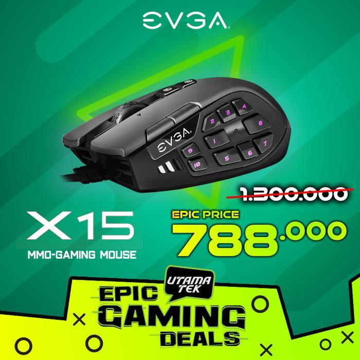 EVGA Gaming Mouse EVGA X15 Gaming Mouse 20 Button Customizable