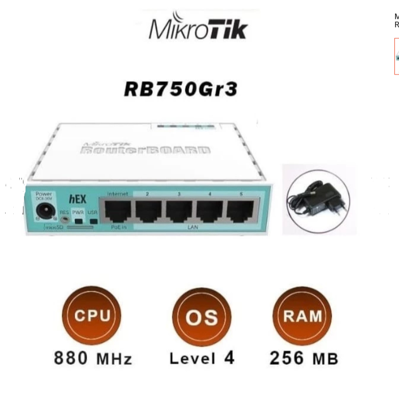 MikroTik RB750 Gr3 Full Setting Hotspot Voucher Server RT RW Net 750gr3