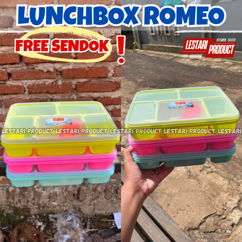 (1 Pcs) Lunchbox besar YoyoStar | Tempat Makan || Misting Skat Romeo Yoyo Star || Misting Skat | Bis