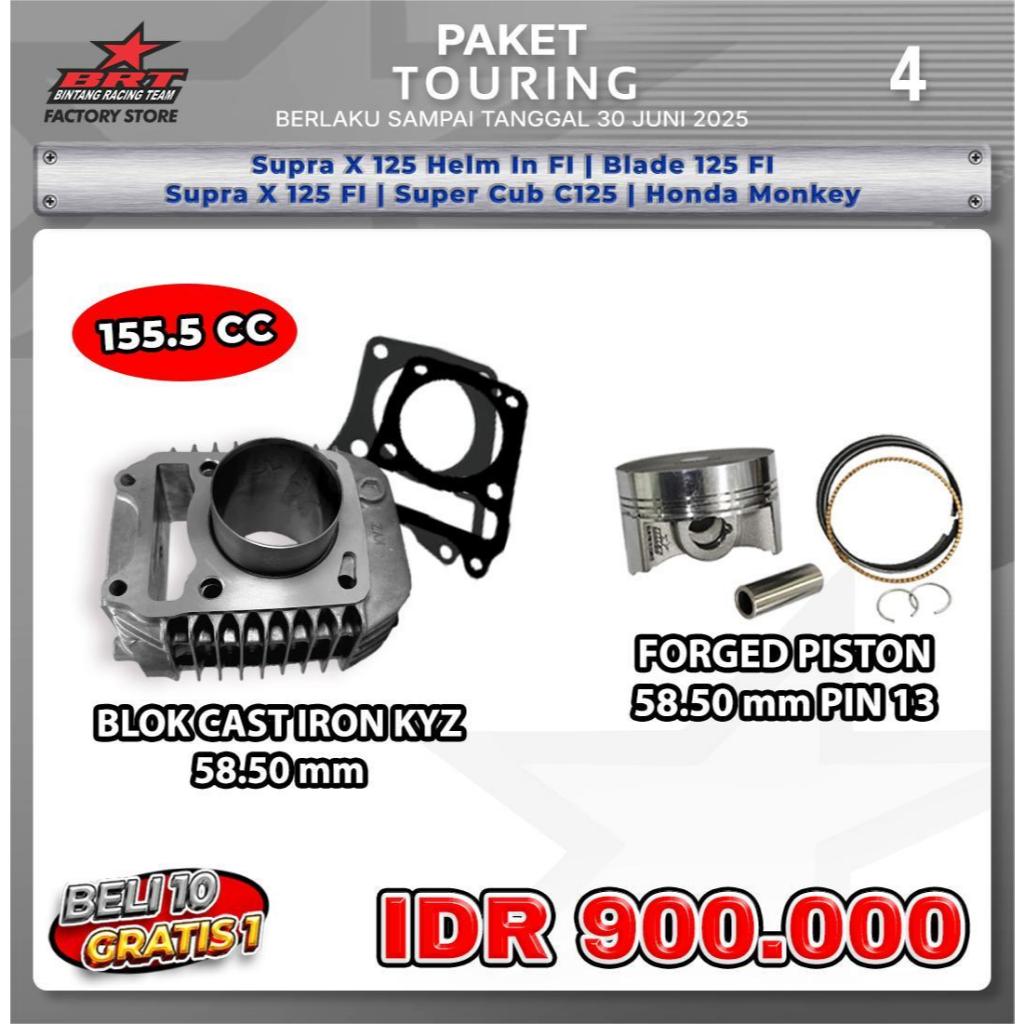 Brt Paket Touring 02 Supra X 125 Helm In Fi / Blade 125 Fi / Supra X 125 Fi / Super Cub C125 / Honda