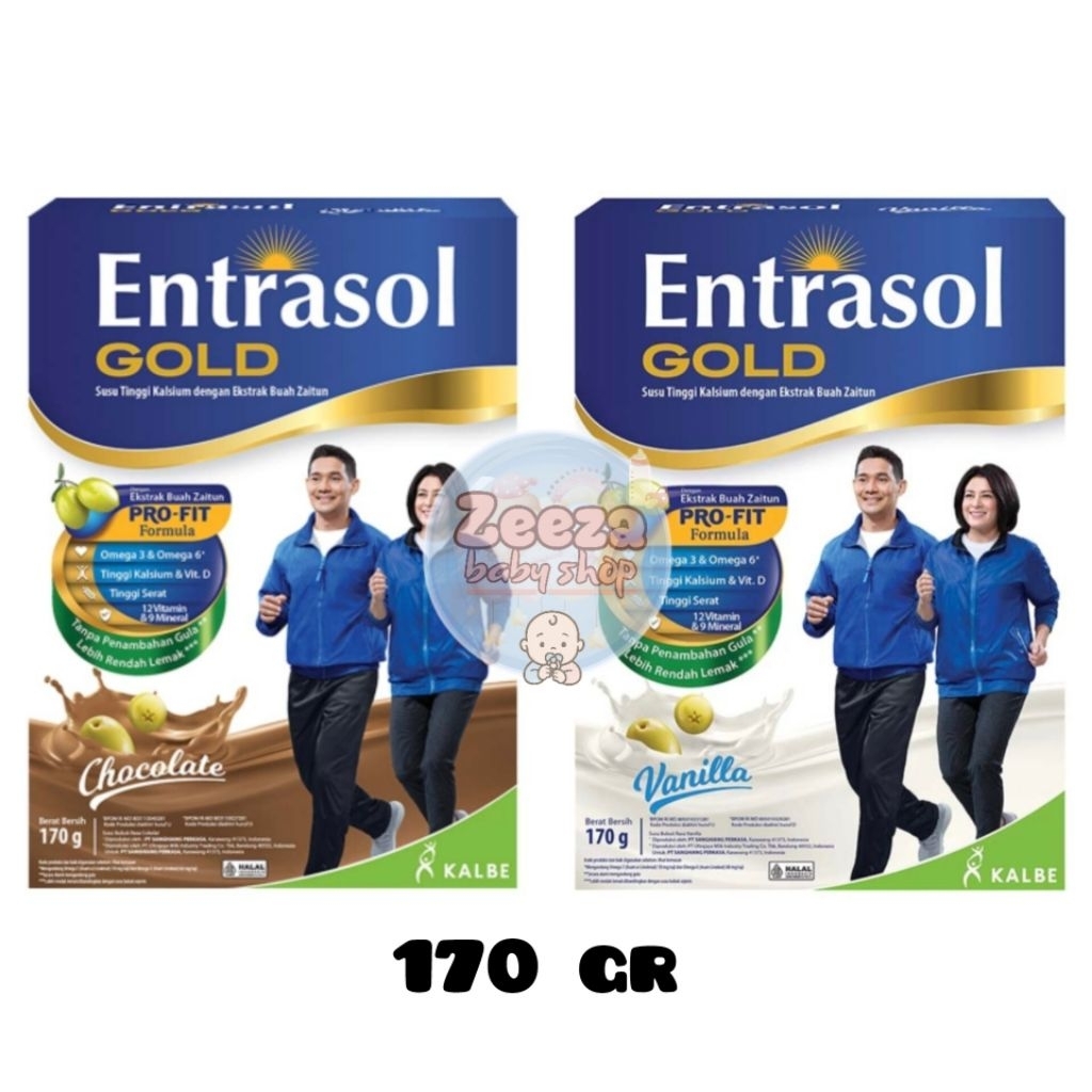 

Entrasol gold susu bubuk nutrisi dewasa vanila cokelat 170 gr