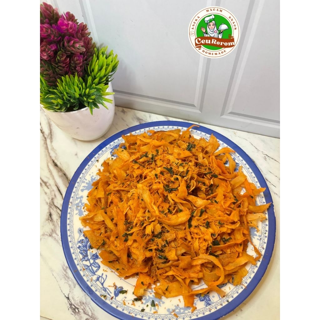 

Keripik Singkong Serut Rasa Balado Jeruk 200gr - Ceu Rorom