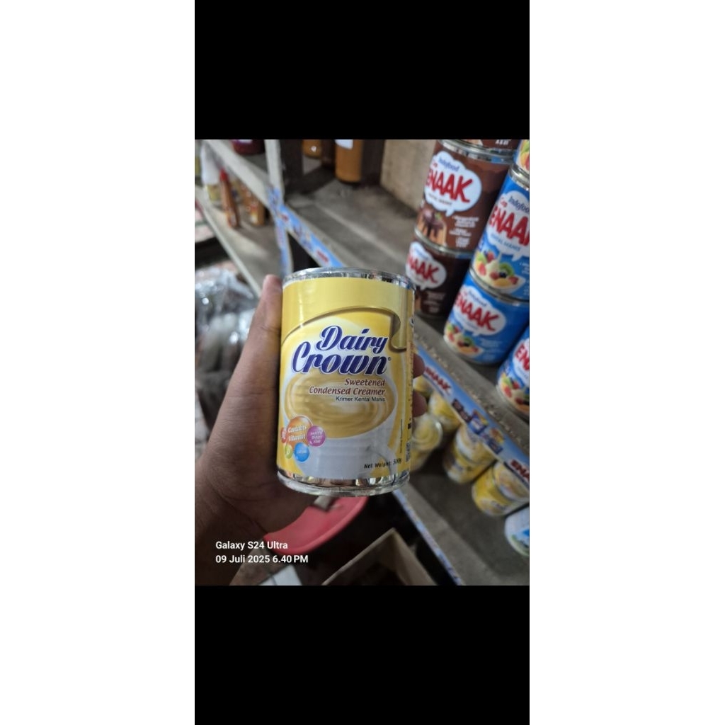 

susu kaleng diary crown 490