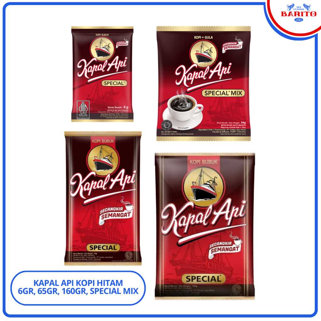 

Kapal Api Kopi Hitam, Special Mix (All Varian)