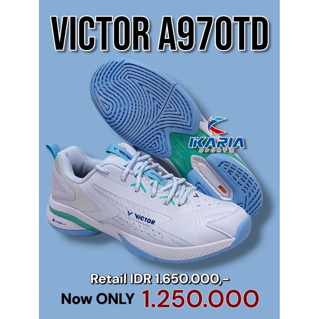 SEPATU BADMINTON VICTOR A970TD ORIGINAL 100%