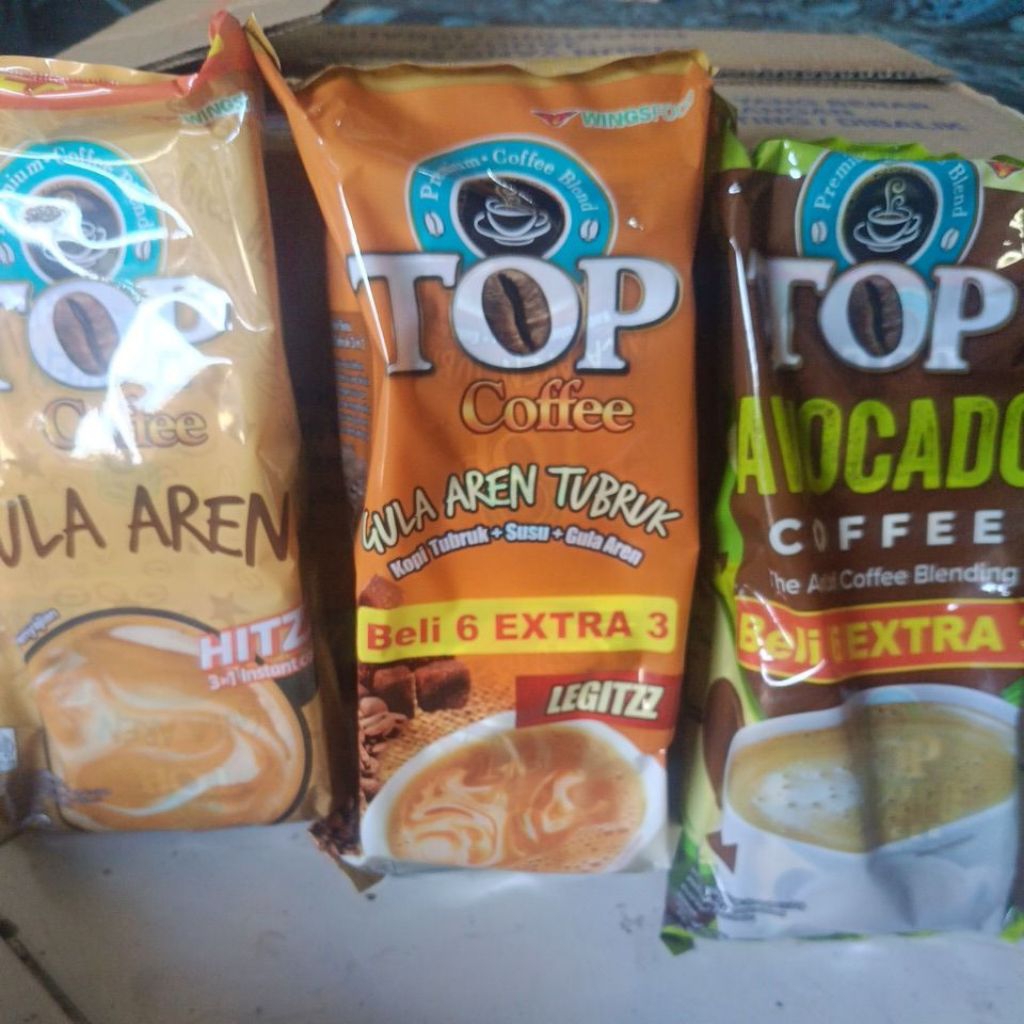 

top coffe isi 6+3 gula aren.gula aren tubruk.avocado