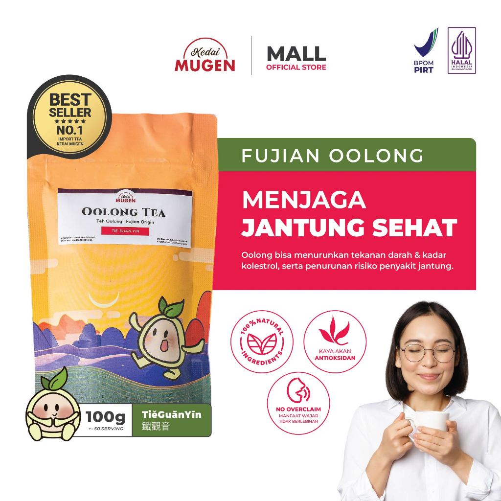 

Kedai Mugen - Fujian Oolong Tea / Teh Olong Cina / Ti Kuan Yin / Chinese Tea 100g