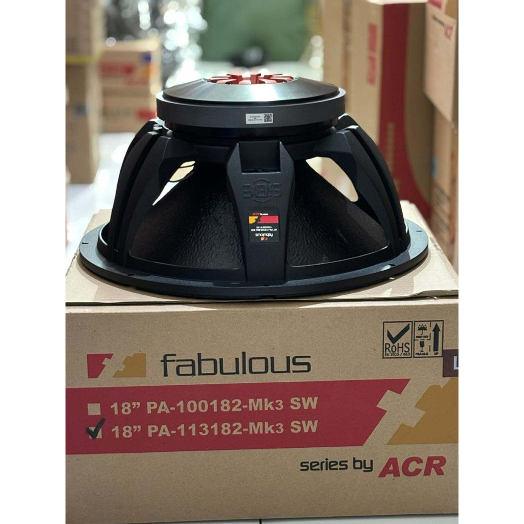 speaker 18" ACR fabulous 113182 SW subwofer