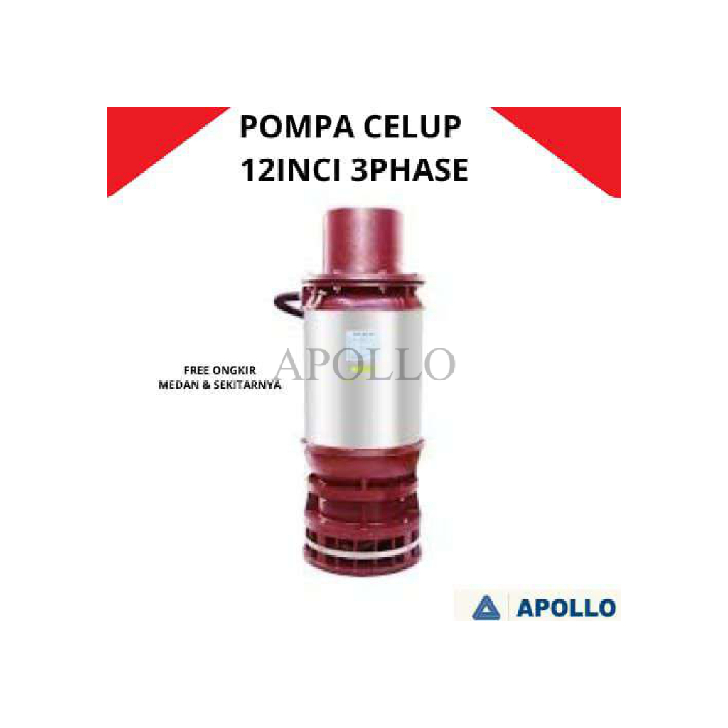 FREE ONGKIR | Pompa Celup / Submersible Pump Apollo 12 Inch Untuk Tambak