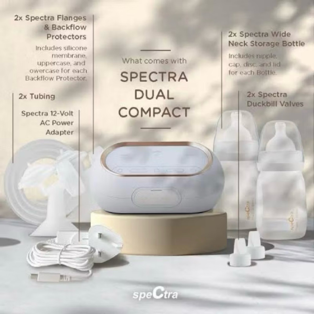 pompa asi spectra dual compact + corong handsfree - preloved like new