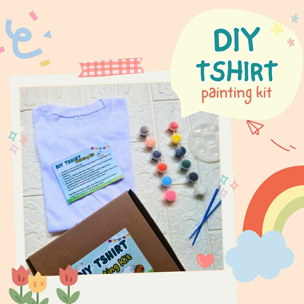 DIY Painting Kaos | Paket Melukis Kaos