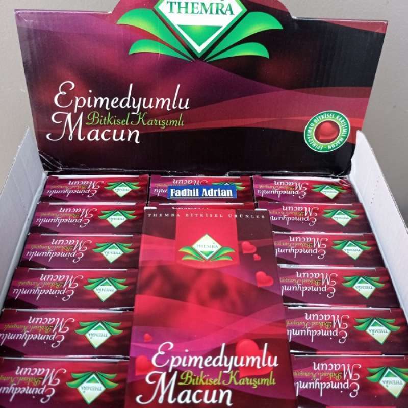 

Box isi 12pcs Madu Macun Epimedyumlu Original Turki 〽
