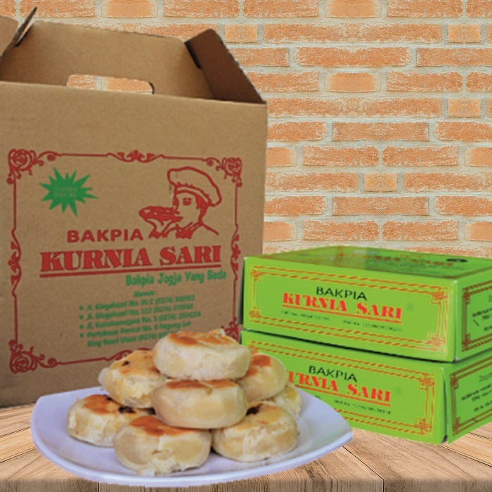 

Bakpia Kurniasari Original Free Vakum - Bakpia Basah Kacang Hijau Isi 15 Khas Jogja