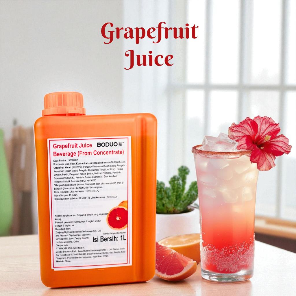 

Boduo Grapefruit Juice Beverage Form Concentrated - Sirup Jeruk Bali 1000ml