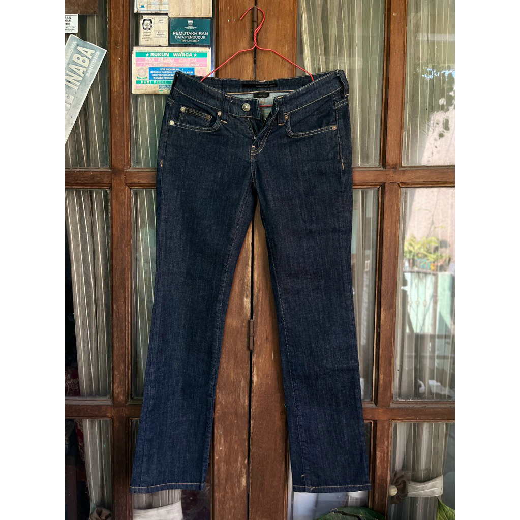 Celana Jeans Hitam CK Calvin Klein Wanita Remaja