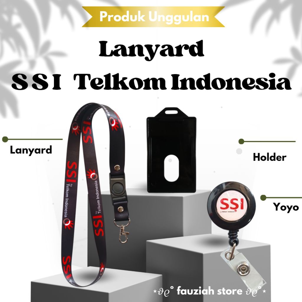 

READY! TALI ID CARD SSI TELKOM INDONESIA / LANYARD SSI TERMURAH!!!