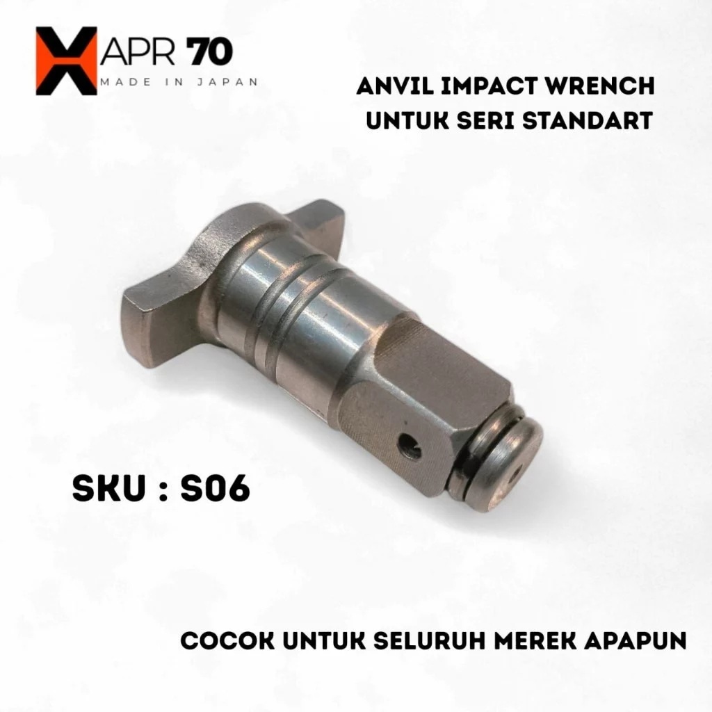 APR JAPAN S06 ANVIL impact jumbo 1/2inch Kepala impct Universal 300nm - 1000nm Bahan Baja