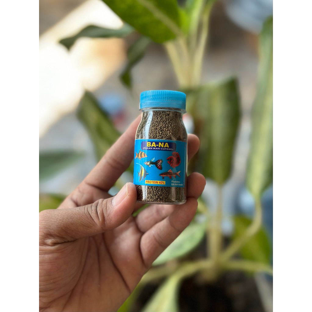 PELET BA-NA PAKAN IKAN KECIL UNTUK SEGALA JENIS IKAN HIAS AIR TAWAR