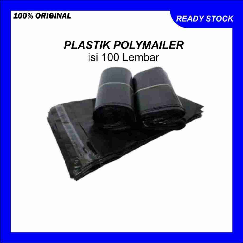 Sablon Plastik Polymailer Custom / Plastik Packing Pakaian / Kemasan Pakaian Paket 100 Pcs