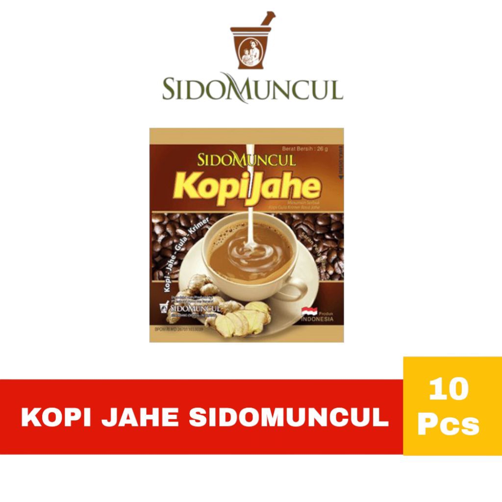 

KOPI JAHE SIDOMUNCUL Renceng isi 10 Sachet Kopi 3 in 1