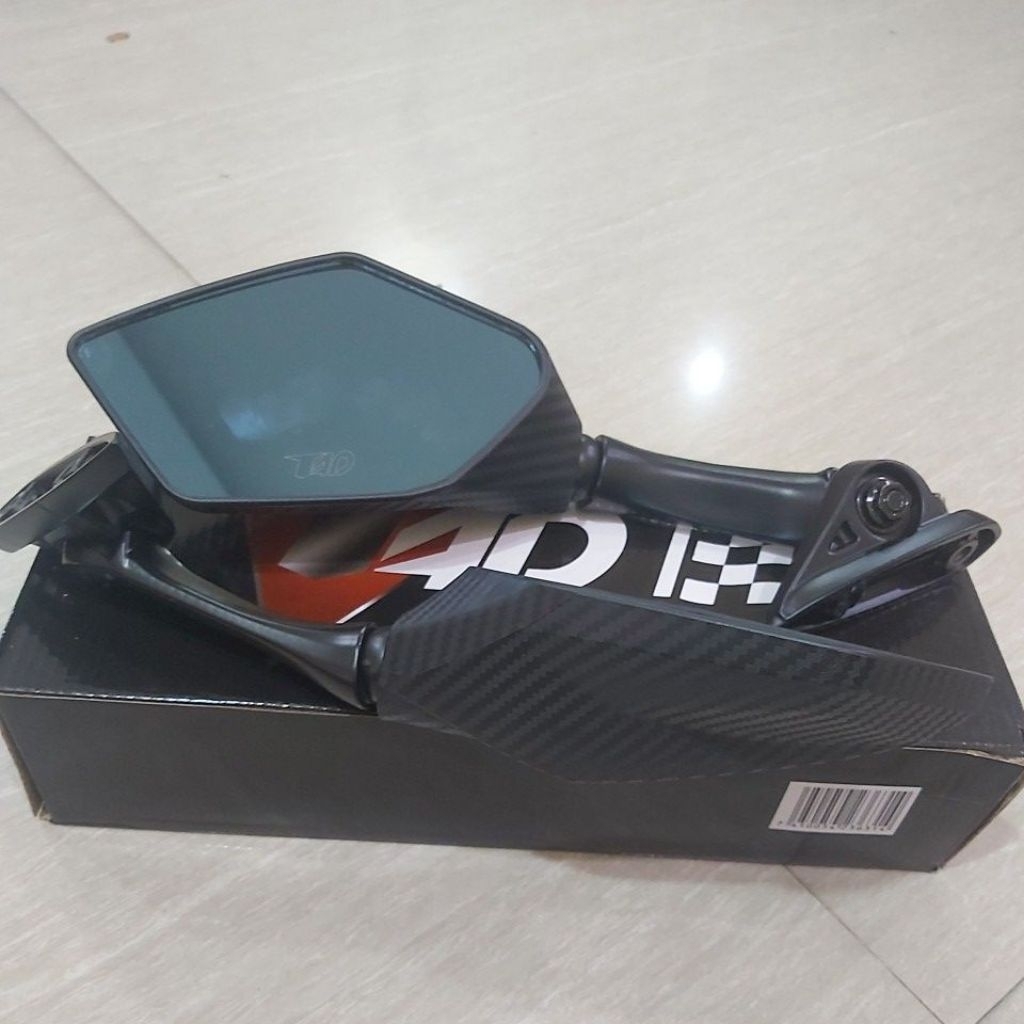 KACA SPION MOTOR CARBON R25 R15 NMAX LEXI AEROX TANGKAI PENDEK