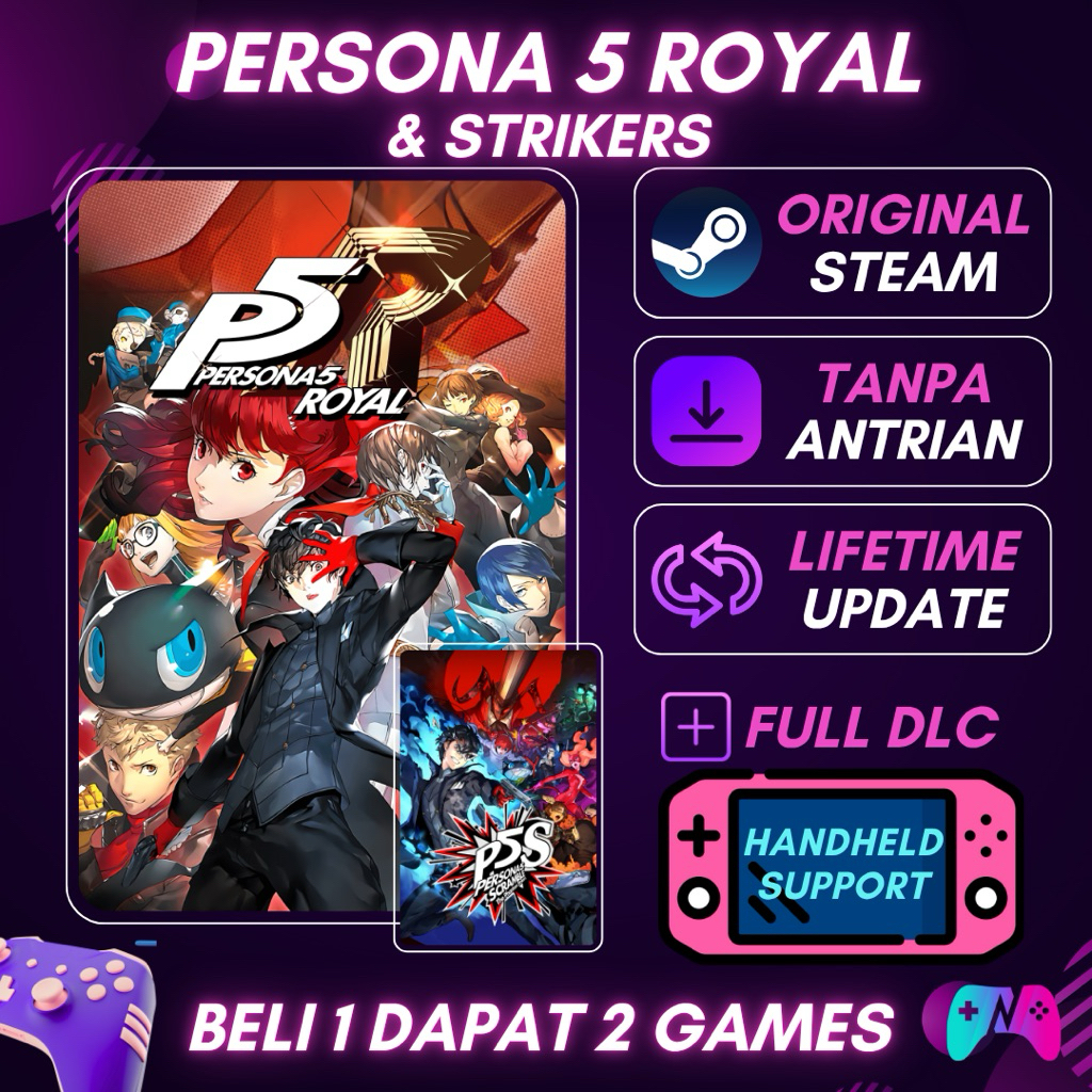 Persona 5 Royal & Persona 5 Strikers PC Original