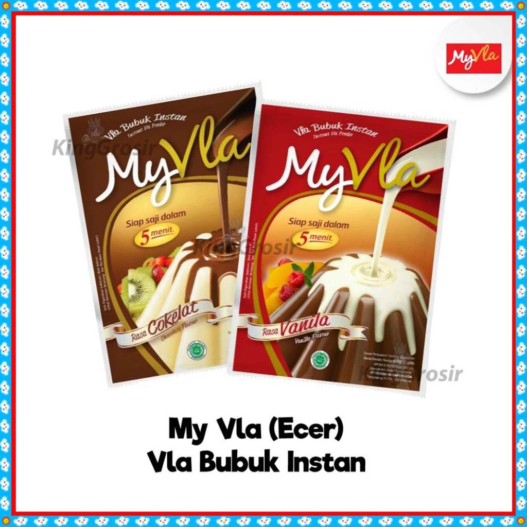 

MyVla ECER 1 Sachet Vla Bubuk Instan / My Vla untuk Puding