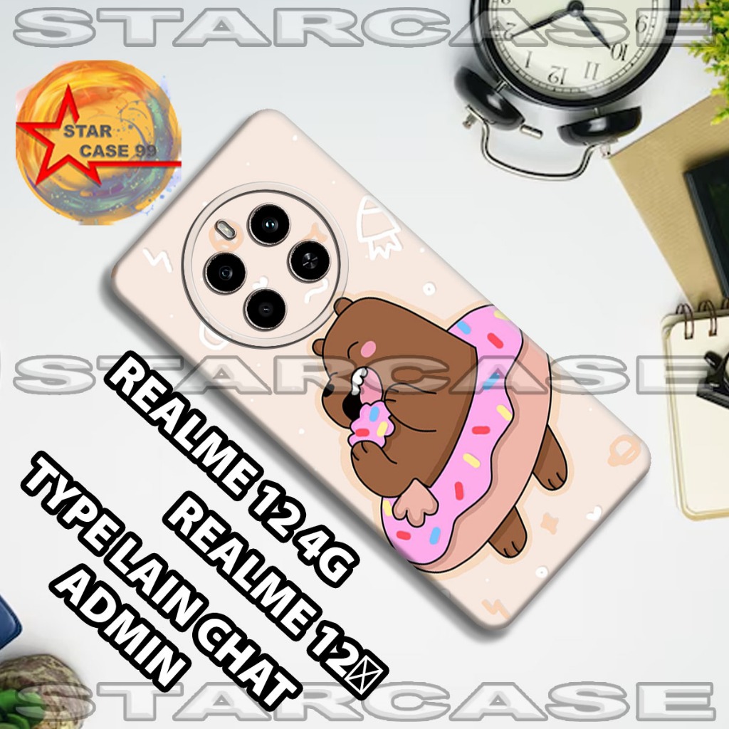 Softcase karet realme 12 4g | realme 12+/S30/Motif cartoon/case realme 12 4g | realme 12+/casing Rea