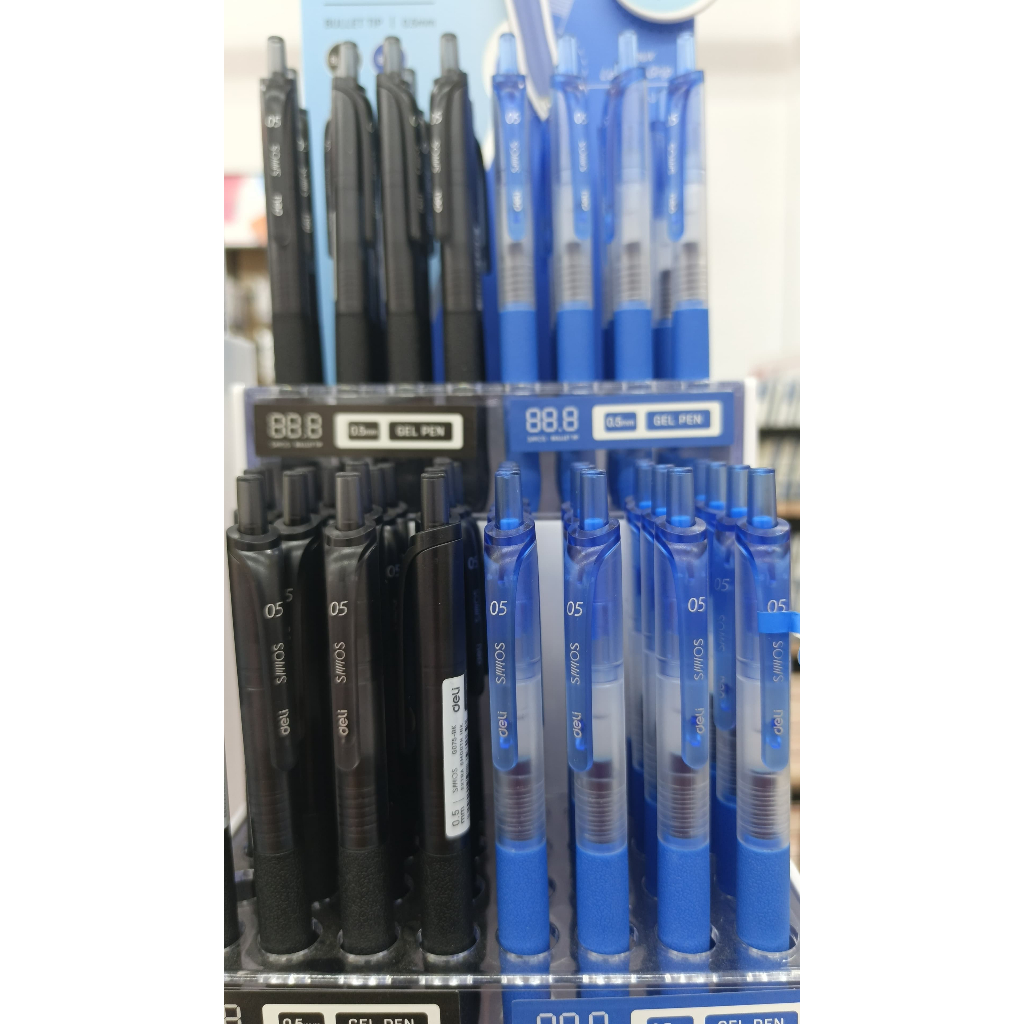 

DELI GEL PEN BLUE AND BLACK SET PULPEN