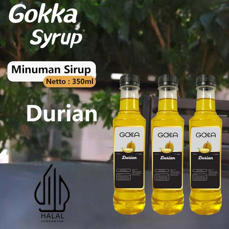

GOKKA Sirup Minuman Rasa Durian 350ml Syrup / Sirup Durian
