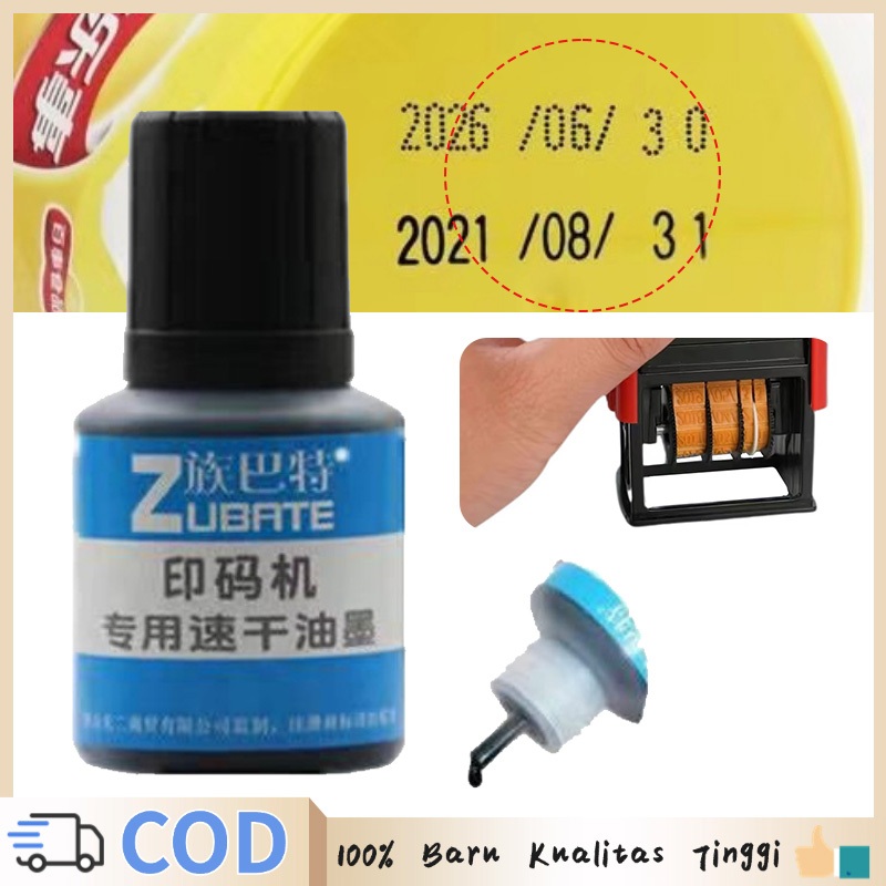 

46ml Tinta Plastik Permanen Stempel Hitam Tinta Stampel Flash Tinta Stampel Flash Fast Print Tinta Stempel Permanen