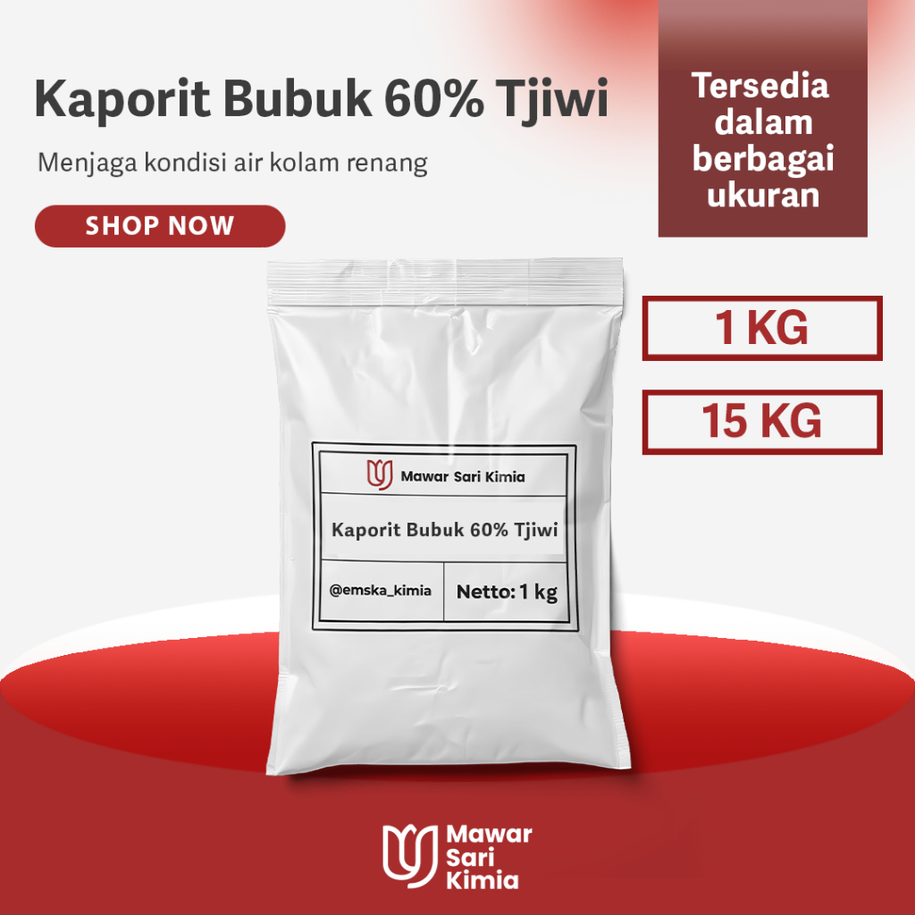 Kaporit Bubuk 60% Tjiwi 15 Kg
