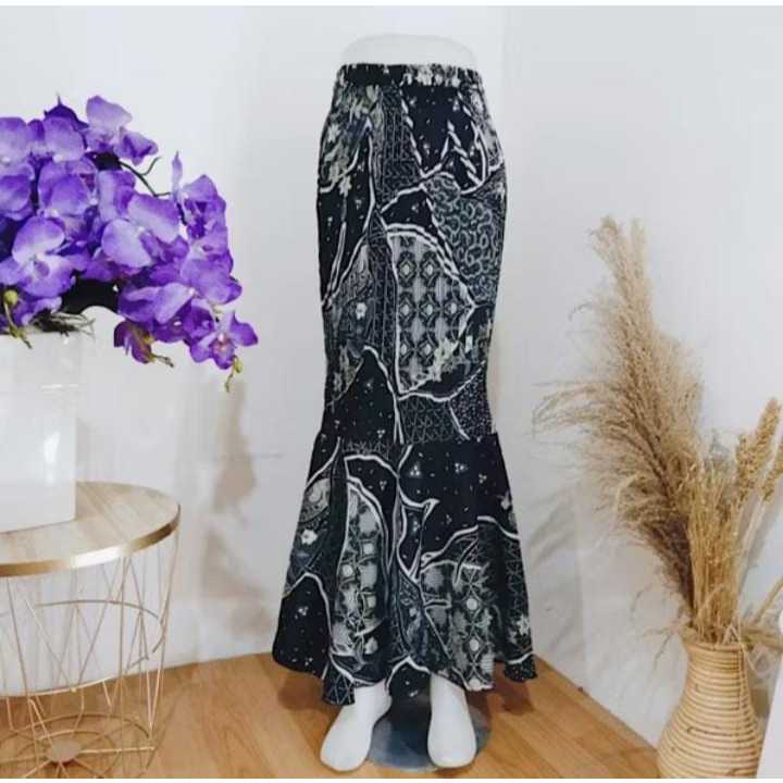 Nusa_Kebaya Rok Duyung Plisket Batik / Rok Duyung / Bawahan Kebaya Modern /Rok Plisket Duyung