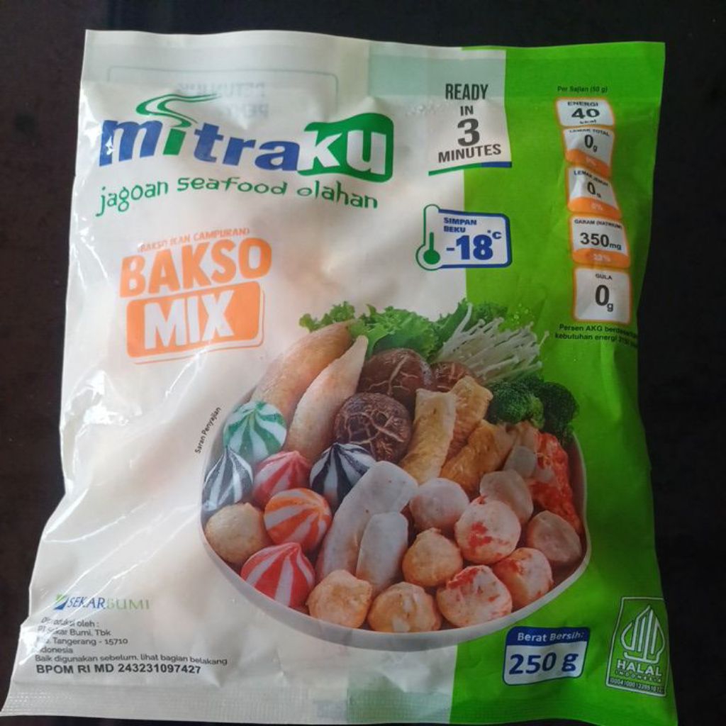 

Mitraku bakso mix 250 gr