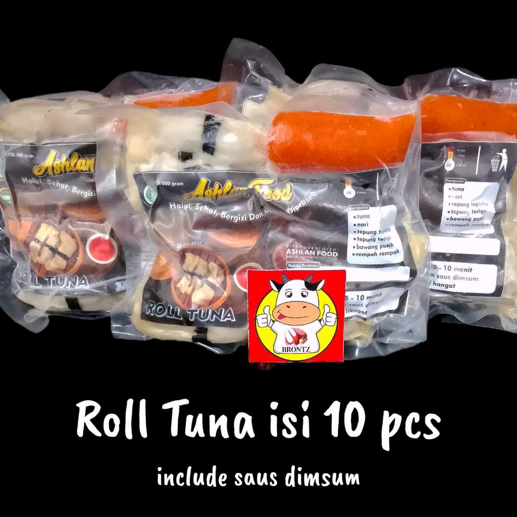 

DIMSUM ROLL TUNA ISI 10PCS-FROZEN FOOD-BRONTZ JOGJA