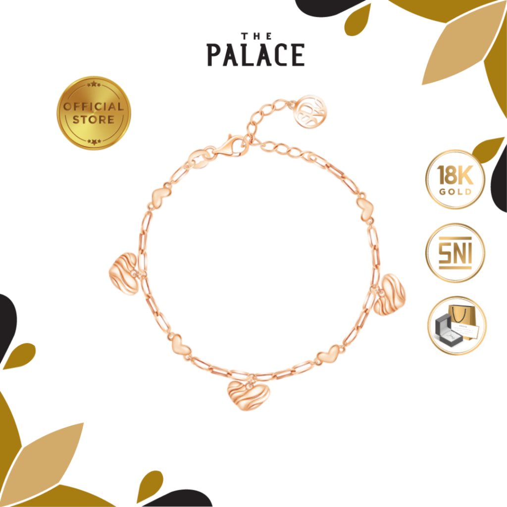 She Deserves the World Aurora Hearts Bracelet / Gelang Tangan