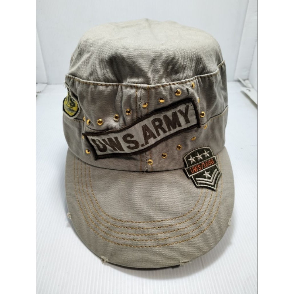 Topi warna coklat dream emblem US Army