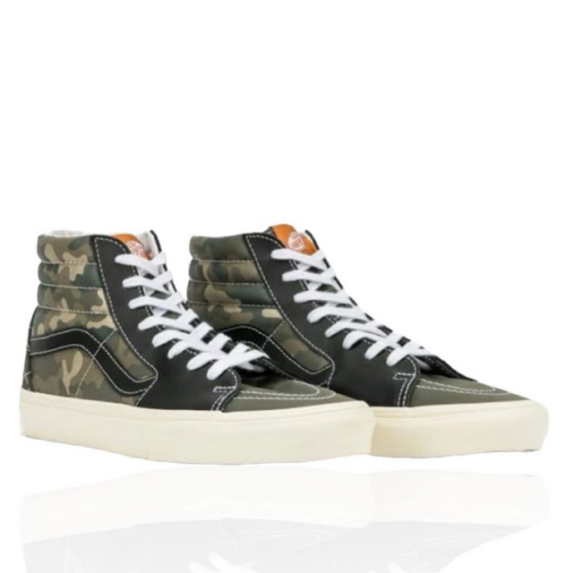 Vans Sk8-Hi Leather Mixed Utility Camo