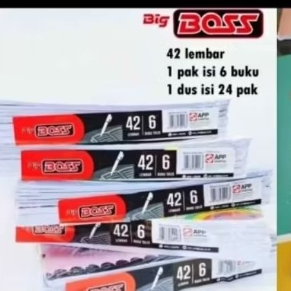 

buku tulis big boss 42 lembar