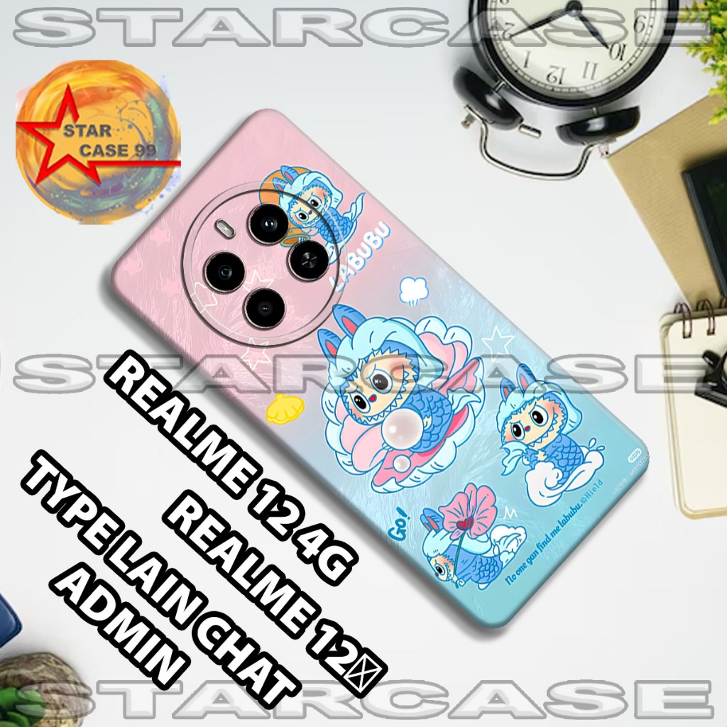 Softcase karet realme 12 4g | realme 12+/S47/Motif cewek/case realme 12 4g | realme 12+/casing Realm