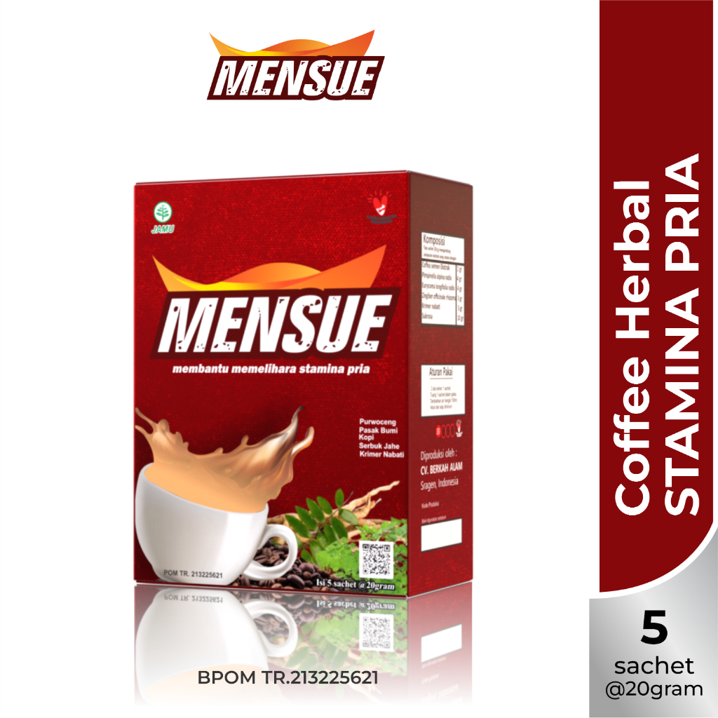 

KOPI MENSUE ORIGINAL KOPI STAMINA PRIA AMAN ( 100% BPOM & HALAL ) KUAT TAHAN LAMA