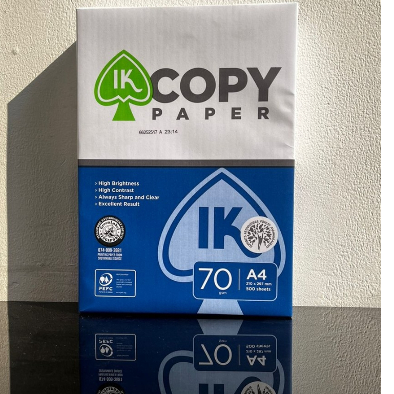 

Kertas HVS A4 70 Gram IK Copy Paper Kertas Fotocopy 1 Rim